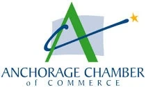 Logo of Anchorage Chamber of Commerce with a stylized 'A' and star.