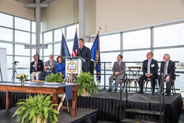 Maine Maritime Academy welcomes T/S State of Maine arrival event.