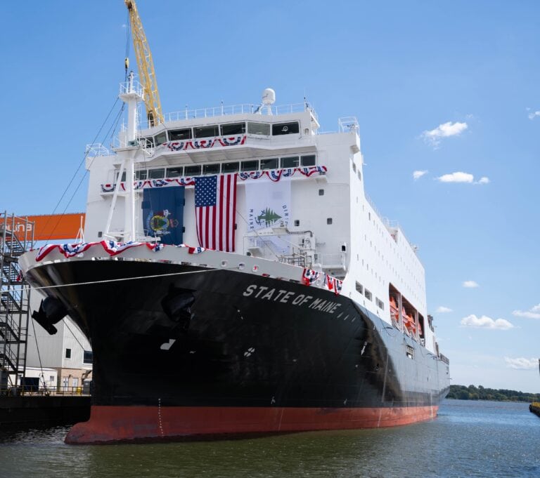 TOTE Services Delivers Third National Security Multi-Mission Vessel (NSMV), the State of Maine.
